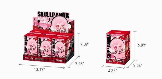 SKULLPANDA Winter Symphony-serien Plysj
