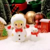 Søt bønne snømannfigur