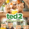 Ted2 Teddybjørn Action Plysj Anheng