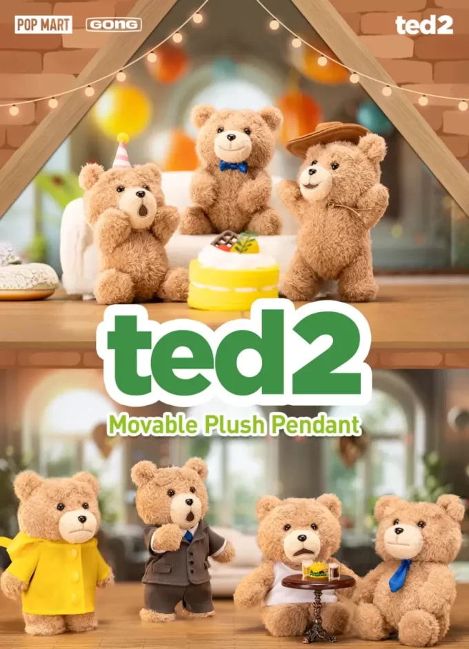 Ted2 Teddybjørn Action Plysj Anheng