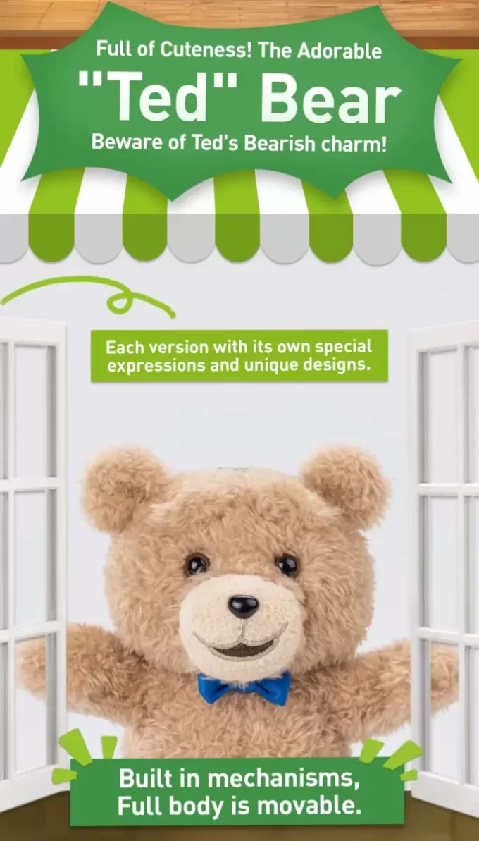 Ted2 Teddybjørn Action Plysj Anheng