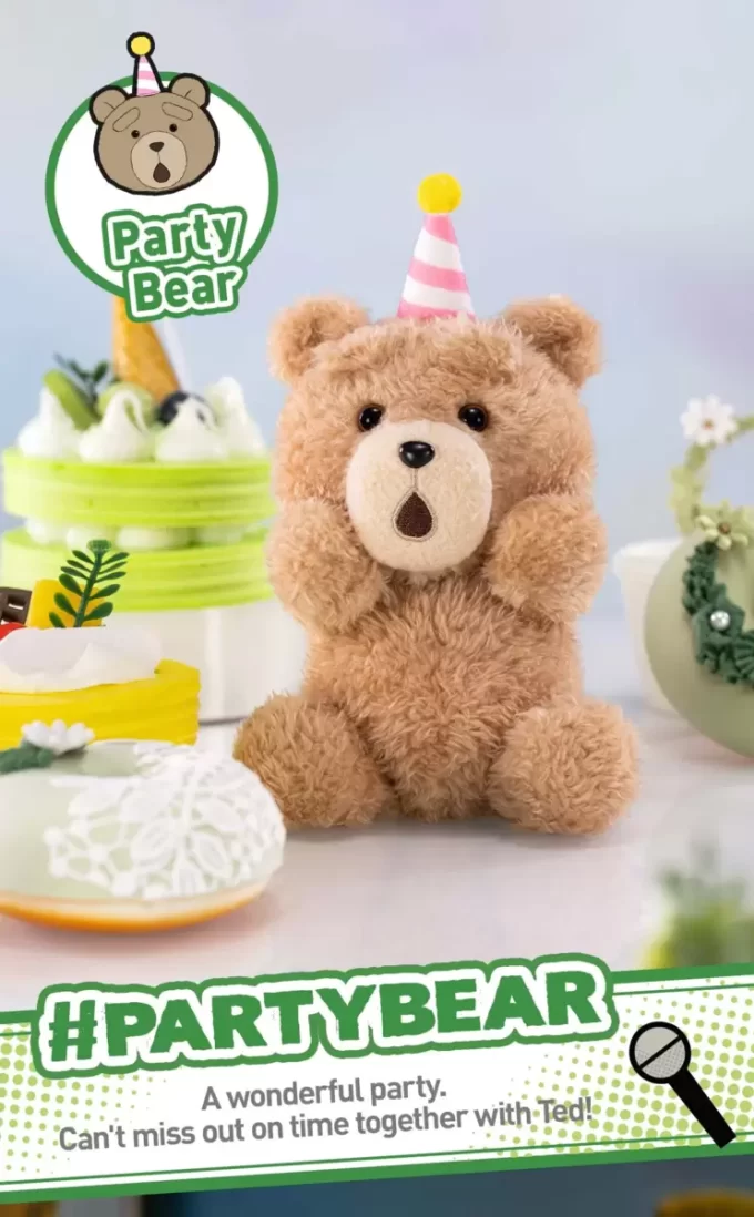 Ted2 Teddybjørn Action Plysj Anheng