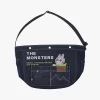 THE MONSTERS FALL IN WILD-SERIEN – Denim-messengerveske