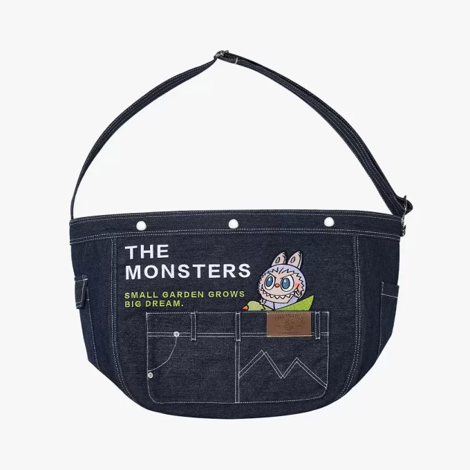THE MONSTERS FALL IN WILD-SERIEN – Denim-messengerveske