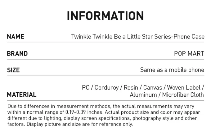 Twinkle Twinkle Be A Little Star-serien – mobildeksel