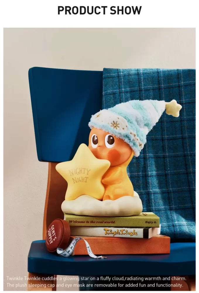 Twinkle Twinkle Classic-serien – Godnatt-klapp-aktivert lampe