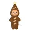 Twinkle Twinkle Stars Delicious Moments Baguette Plysjdukke
