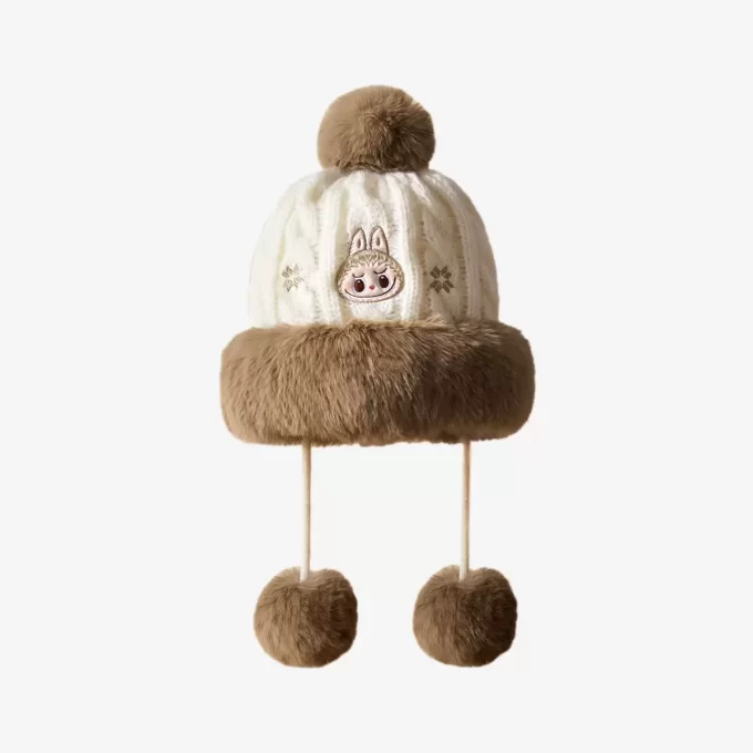 Varm, fluffy juleserie – LABUBU plysjlue