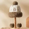 Varm, fluffy juleserie – LABUBU plysjlue