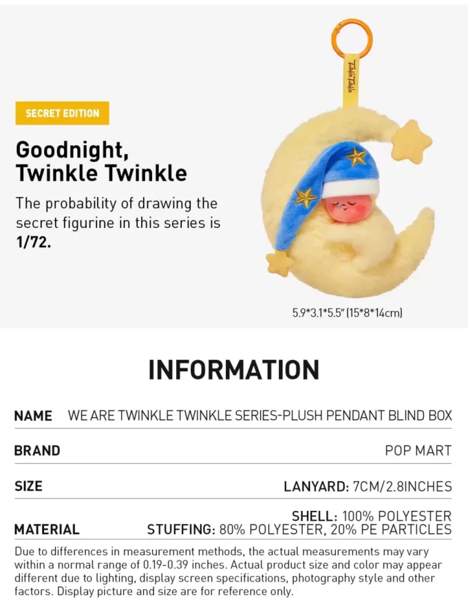 We Are Twinkle Twinkle-serien – plysj anheng, blindboks
