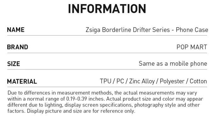 Zsiga Borderline Drifter-serien – telefondeksel