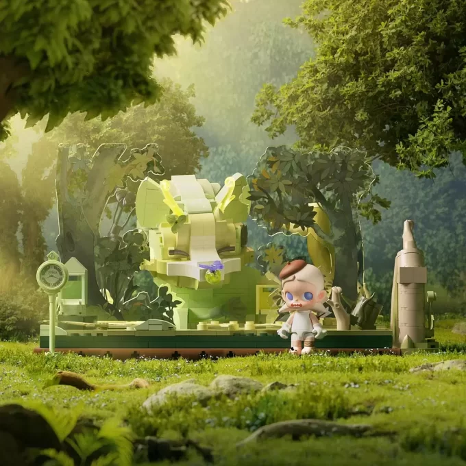 Zsiga Walking Into The Forest-serien med blokker